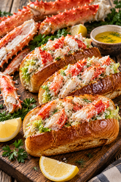 🦀 Wild Caught King Crab Legs — Jumbo Size, Sweet Tender Meat, Ready in Minutes