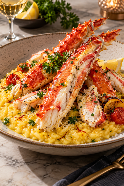 🦀 Wild Caught King Crab Legs — Jumbo Size, Sweet Tender Meat, Ready in Minutes