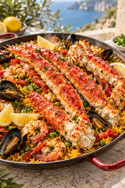 🦀 Wild Caught King Crab Legs — Jumbo Size, Sweet Tender Meat, Ready in Minutes