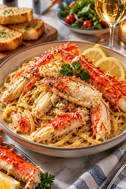 🦀 Wild Caught King Crab Legs — Jumbo Size, Sweet Tender Meat, Ready in Minutes