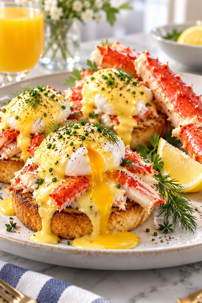 🦀 Wild Caught King Crab Legs — Jumbo Size, Sweet Tender Meat, Ready in Minutes